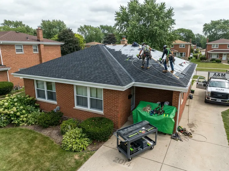 Professional roof replacement and gutter work Professional roof replacement and gutter work