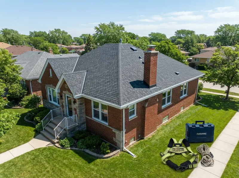 Professional roof inspection in Homer Glen