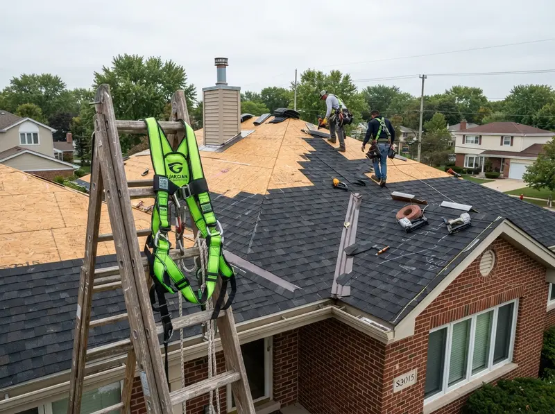 Professional roof installation in Professional roof installation in