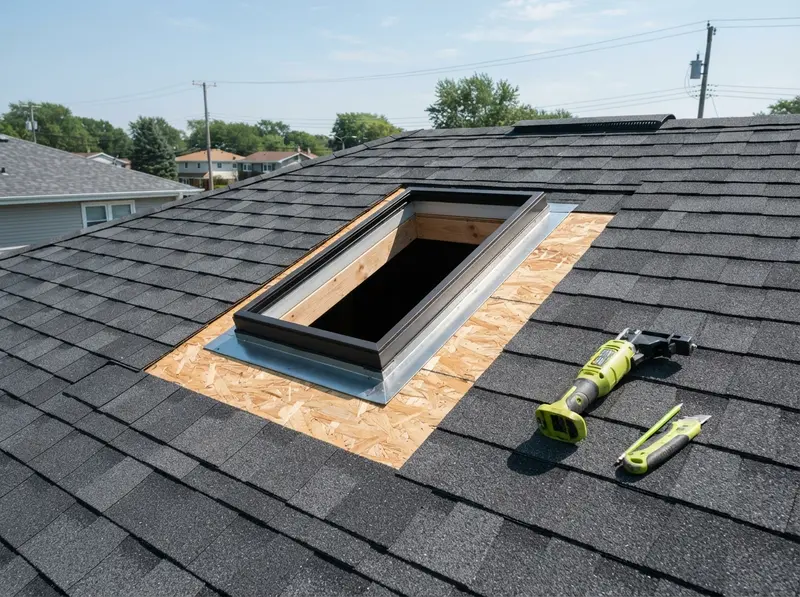 Professional roof opening for skylight Professional roof opening for skylight